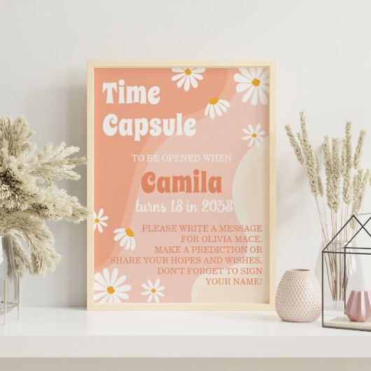 Poster de la capsule de l'heure d'anniversaire de 