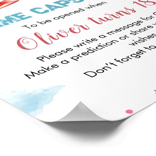 Poster de la capsule d'heure d'anniversaire de l'a (Coin)