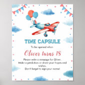 Poster de la capsule d'heure d'anniversaire de l'a (Devant)