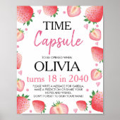 Poster de la capsule du temps fraise (Devant)