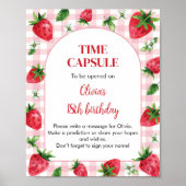 Poster de la Capsule Heure Anniversaire fraise Ber (Devant)
