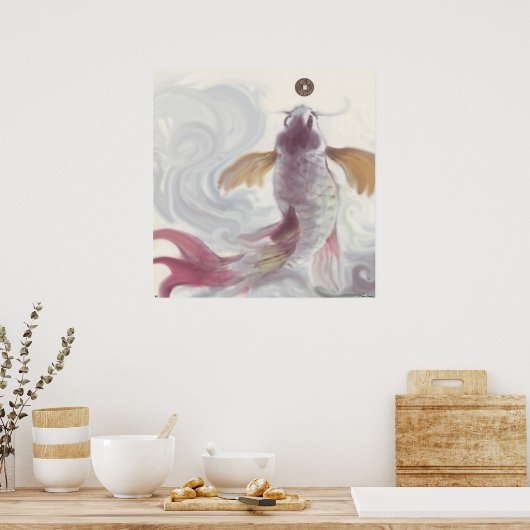 Poster de la Carpe Affamée (Cuisine)