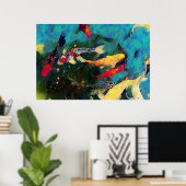 Poster de la carpe japonaise (Bureau à domicile)