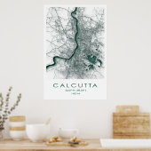 Poster de la carte Calcutta/Kolkata| Bengale occid (Cuisine)