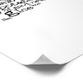 Poster de la carte d'art de New York USA Slang Wor (Coin)