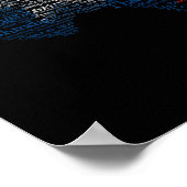 Poster de la carte d'art texan USA Slang Word (Coin)