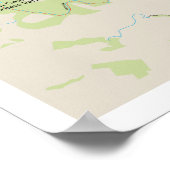 Poster de la carte d'Austin Outdoors (Coin)