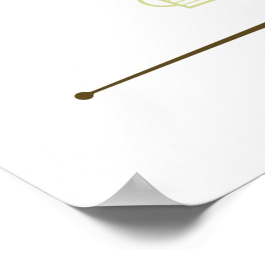 Poster de la carte de conversion de mesure de cuis (Coin)