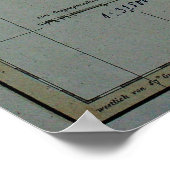 Poster de la carte de Floride 1823 (Coin)