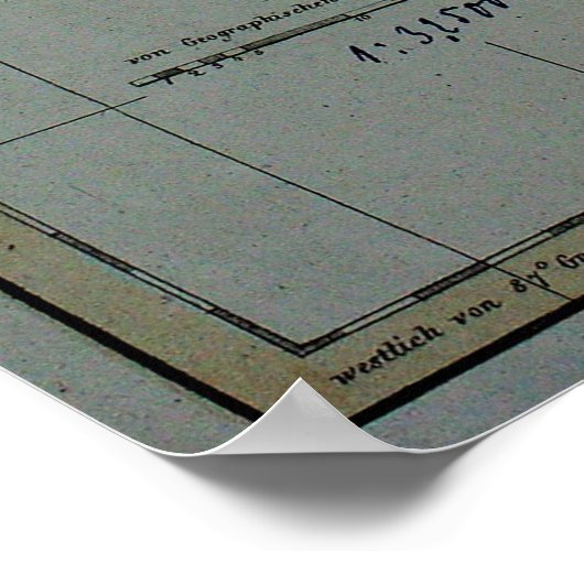 Poster de la carte de Floride 1823 (Coin)