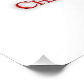 Poster de la carte de la Chine (Coin)