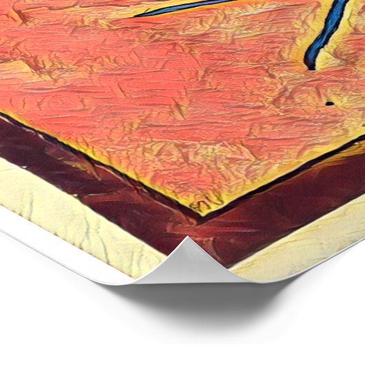 Poster de la carte de la République du Texas (Coin)