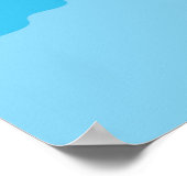 Poster de la carte de l'Amérique du Sud (Coin)