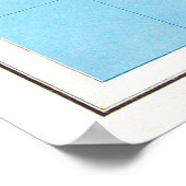 Poster de la carte de l'Australie et du Pacifique (Coin)