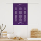 Poster de la carte de Mariage de 12 tables (Cuisine)