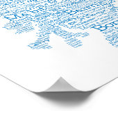 Poster de la carte de mots écossais Slang (Coin)