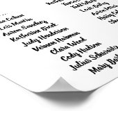 Poster de la carte de siège - Conception des oisea (Coin)