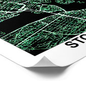 Poster de la carte de Stockholm (Coin)