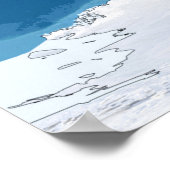 Poster de la carte du monde (Coin)