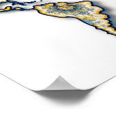 Poster de la carte du monde Bateek Wall Art (Coin)