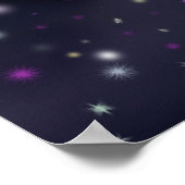 Poster de la carte du monde du Texas (Coin)