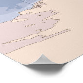 Poster de la carte du monde politique (Coin)