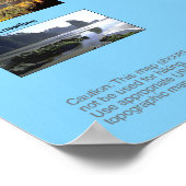 Poster de la carte du parc national olympique (Coin)