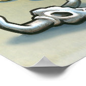 Poster de la carte du Texas Fun (Coin)
