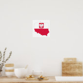 Poster de la carte Emblem Pologne (Cuisine)