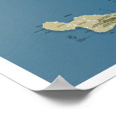 Poster de la carte Haleakala et Maui (Coin)