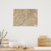 Poster de la carte Heart of Canyonlands (Utah) (Cuisine)