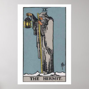 Poster de la carte Hermit Tarot