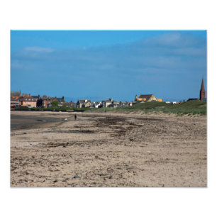 Poster de la carte postale Troon Beach Scotland Ph