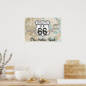 Poster de la carte Route 66 (Cuisine)