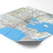 Poster de la carte Tampa (Coin)