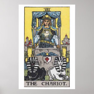 Poster de la carte Tarot Chariot