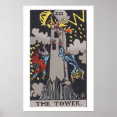 Poster de la carte Tower Tarot (Devant)