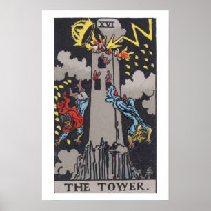 Poster de la carte Tower Tarot