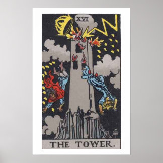 Poster de la carte Tower Tarot