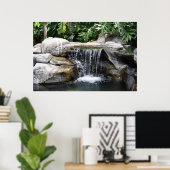 Poster de la cascade (Bureau à domicile)
