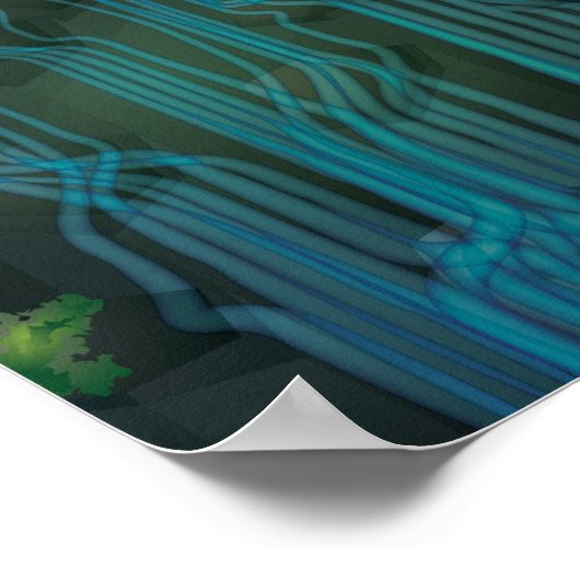 Poster de la cascade (Coin)