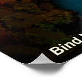 Poster de la cascade avec devis (Coin)