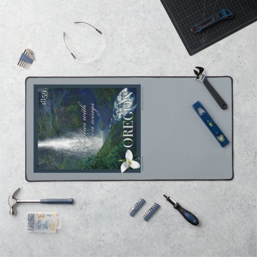 Poster de la cascade de l'Oregon (Poste de travail)