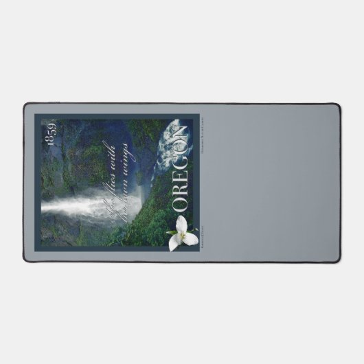 Poster de la cascade de l'Oregon (Recto)