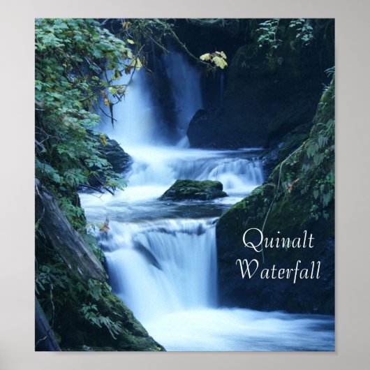 Poster de la cascade de Quinalt (Devant)