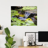 Poster de la cascade Lilly Pad (Bureau à domicile)