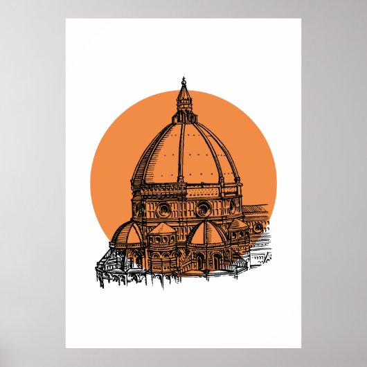 Poster de la cathédrale de Florence (Devant)