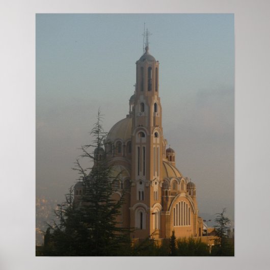 Poster de la cathédrale de Jounieh (Devant)