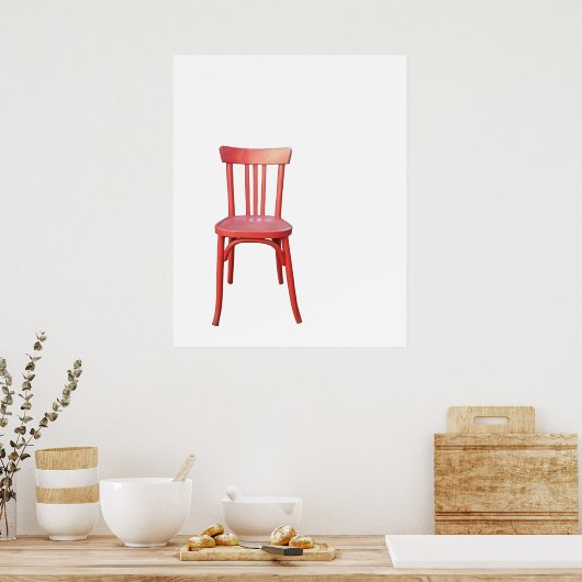 Poster de la chaise rouge (Cuisine)