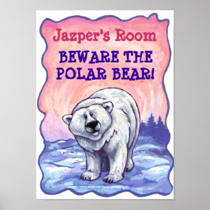 Poster de la chambre personnelle de l'ours polaire